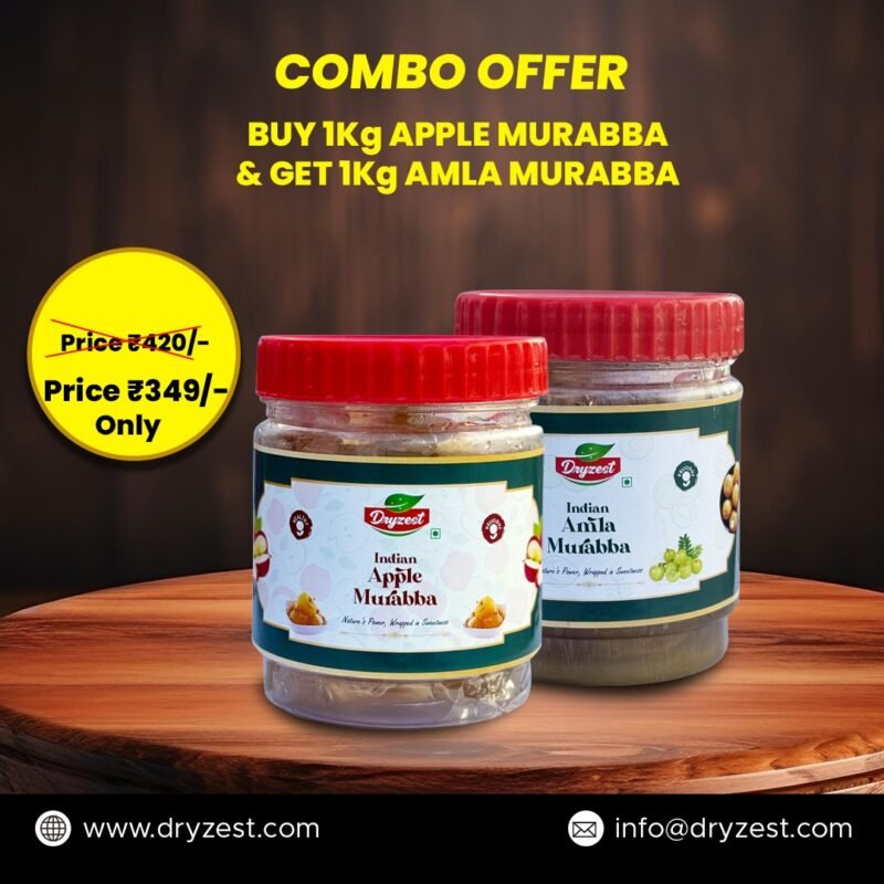 BUY 1Kg APPLE MURABBA & GET 1Kg AMLA MURABBA
